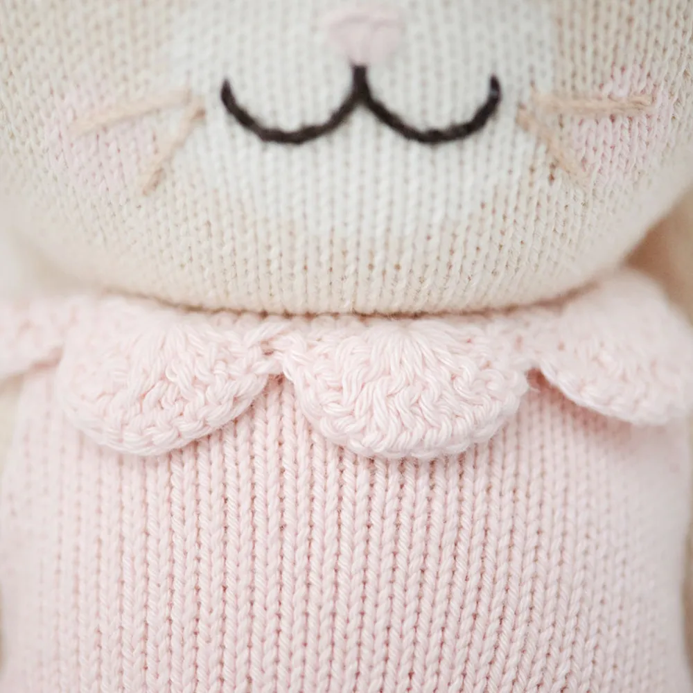 Hannah The Bunny Hand-Knit Doll Blush