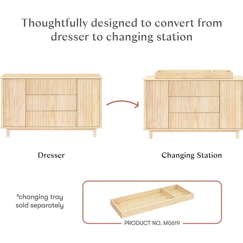 Pogo Tambour Extra Wide Assembled Dresser (58")