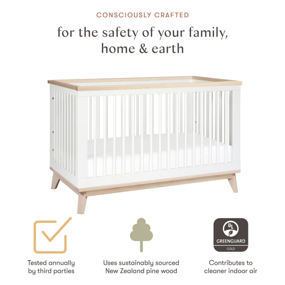 Scoot 3-in-1 Convertible Crib + Toddler Rail