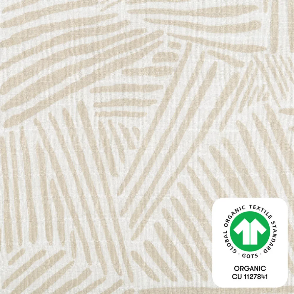 Swaddle In GOTS Certified Organic Muslin Cotton